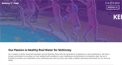 Desktop Screenshot of poolservicemckinney.net